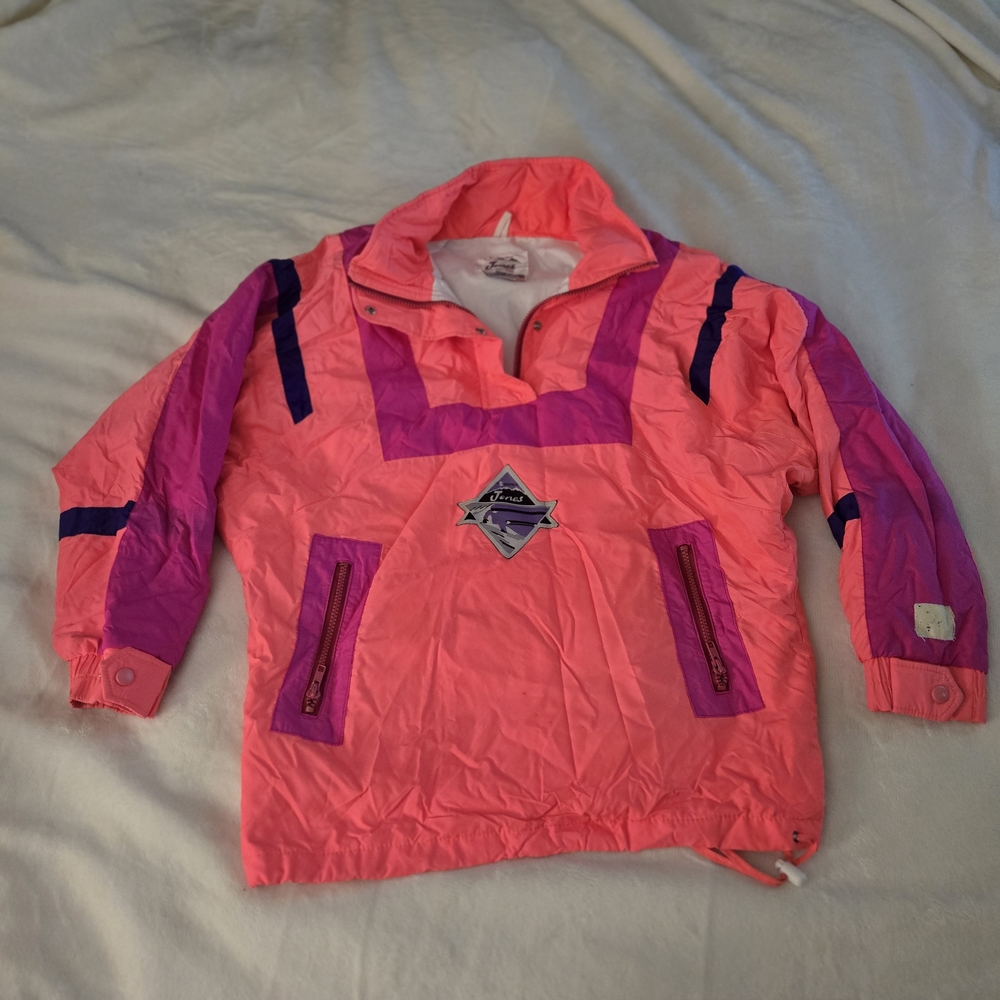 Jones New York Pink and Purple Ski Jacket